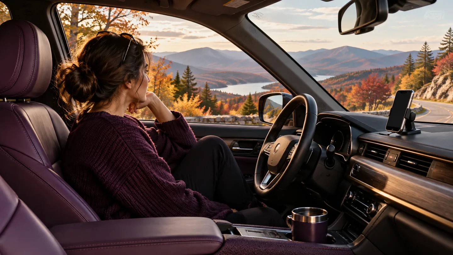 Motorist on a scenic road journey for Velvet Wayz tester recruitment